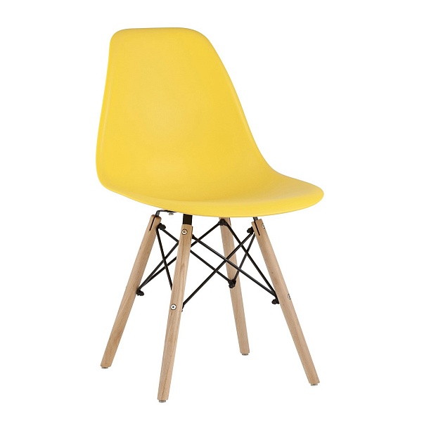 Комплект стульев Stool Group Style DSW желтый x4 УТ000003478 Фото № 1