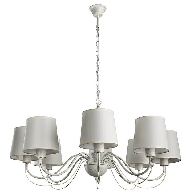 Подвесная люстра Arte Lamp Orlean A9310LM-8WG изображение 1 Подвесная люстра Arte Lamp Orlean A9310LM-8WG Фото № 1