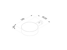 Ландшафтный световой модуль без опоры Lumker Око GW-0207B-GR-7-WW 045681 1