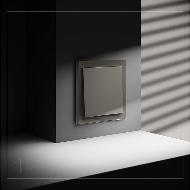 Проходной переключатель встраиваемый Voltum S70 одноклавишный 10А, (шелк) VLS010304 Фото № 6