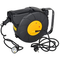 TWIST Катушка 1 место УК15 2P+PE/15м+2м 3х1,5мм2 автосмотка IEK TW-KP27-16-01-15-02