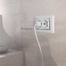 Рамка для двойной розетки Werkel Snabb белый/хром W0081901 4690389161063 1