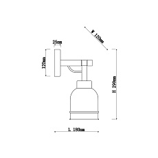 Бра Vele Luce Calma VL2122W01 4