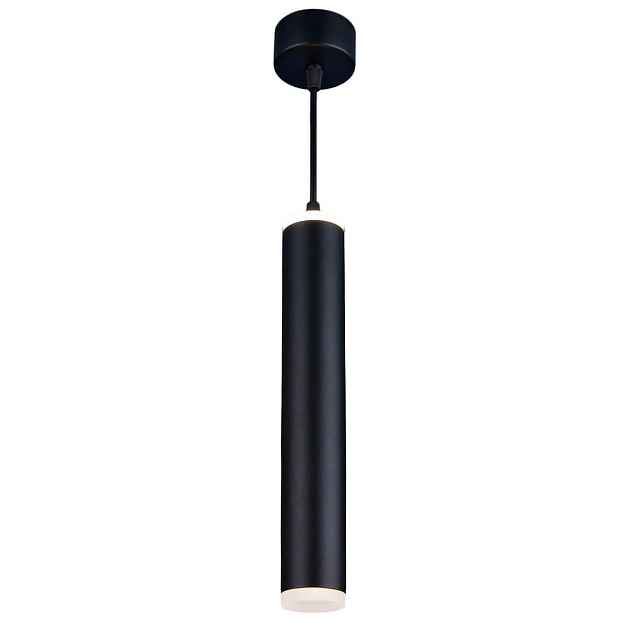 Подвесной светодиодный светильник Elektrostandard DLR035 12W 4200K черный матовый a043960 фото 