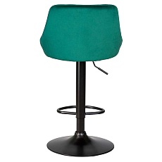 Стул барный DOBRIN LOGAN BLACK (зеленый велюр (MJ9-88)) 5007_BlackBase-LM LOGAN BLACK 2