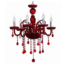 Подвесная люстра Ideal Lux Giudecca SP6 Rosso 027418