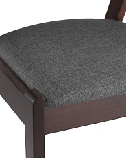 Кухонный стул Stool Group VIVA массив гевеи (эспрессо) мягкое сидение темно-серое 2 шт. MH32060 BZ-17 DARK GREY-KOROB2
DARK GREY 2