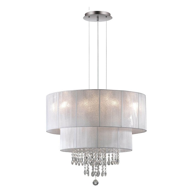 Подвесная люстра Ideal Lux Opera SP6 Bianco 068299 Фото № 1