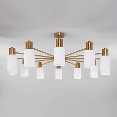 Потолочная люстра Eurosvet Vegga 70160/12 латунь 4