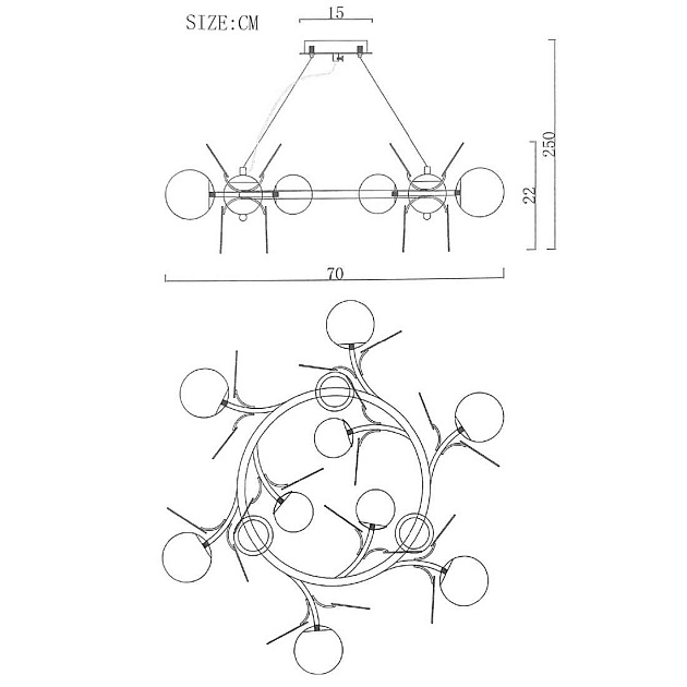 Подвесная люстра Imperium Loft Matisse 167235-26 Фото № 7