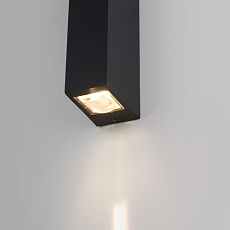 Уличный настенный светодиодный светильник Elektrostandard Blaze 35136/W черный a057050 2