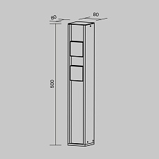 Уличная розетка Maytoni Socket O459FL-GF02SC 3