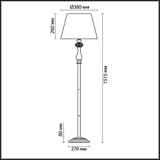 Торшер Odeon Light Classic Aurelia 3390/1F 2