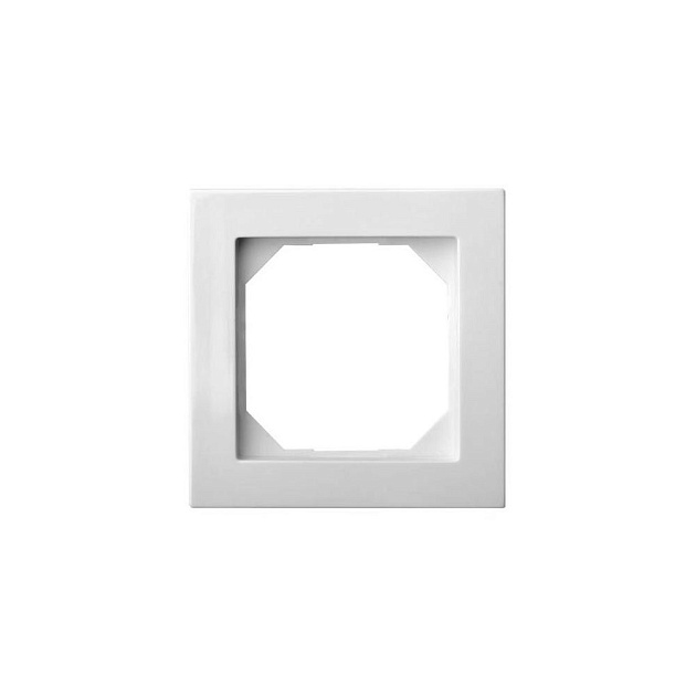 Рамка 1-постовая Liregus Epsilon белый 28-0421 Фото № 1