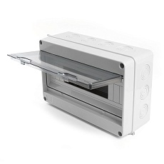 Бокс настенный Stekker EBX50-1/15-65 15 модулей, пластик, IP65 39192 3