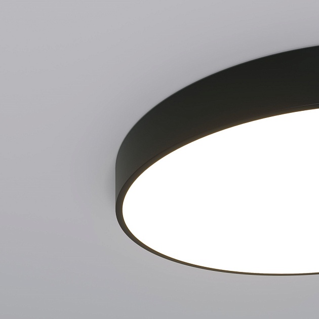 Потолочный светодиодный светильник Eurosvet Entire 90320/1 черный фото 2