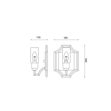 Бра Vele Luce Elsa VL4214W01 4