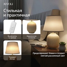 Настольная лампа Rivoli Naomi 7551-501 Б0070139 2