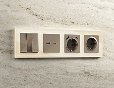 Лицевая панель выключателя AMBRELLA VOLT AP6350 2