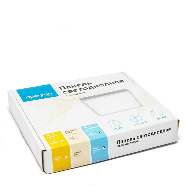 Накладная светодиодная панель Apeyron 06-67 Фото № 4