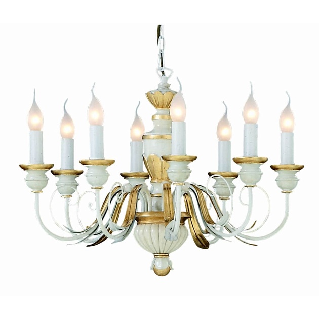 Подвесная люстра Ideal Lux Firenze Sp8 Bianco Antico 012872 Фото № 1