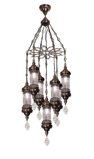 Люстра подвесная Alfa Light F1524-16 AB Фото № 1