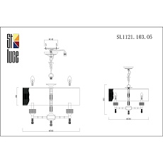 Подвесная люстра ST Luce Oleo SL1121.103.05 1