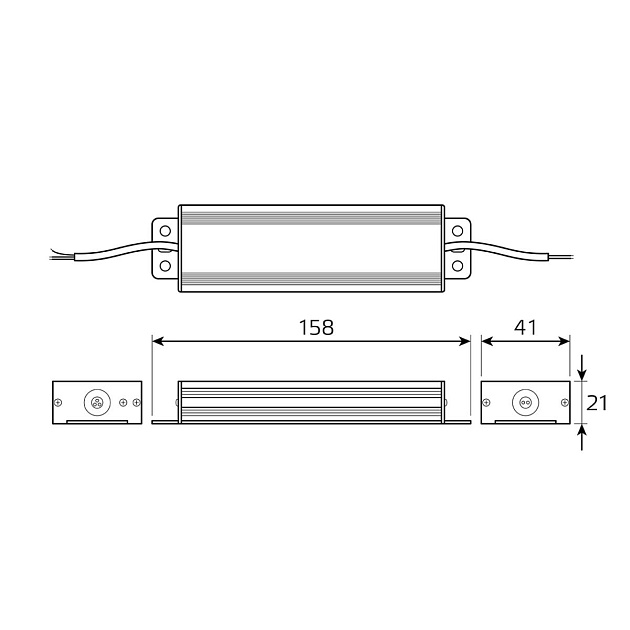 Блок питания Gauss 75W 12V IP67 BT523 изображение 3 Блок питания Gauss 75W 12V IP67 BT523 Фото № 3