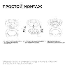 Светодиодный модуль Apeyron со встроенным драйвером 02-72 5