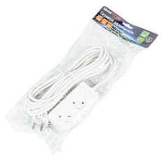 Удлинитель Uniel Ultra 2гн х 5м б/з S-CU2-5 White UL-00009978 2