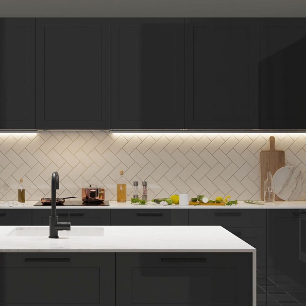 Профиль накладной с рассеивателем серебро 2м. Apeyron 08-01 Фото № 13