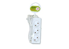 Удлинитель ФАZA 3гн 1,5м б/з шторки FE-03-150 1