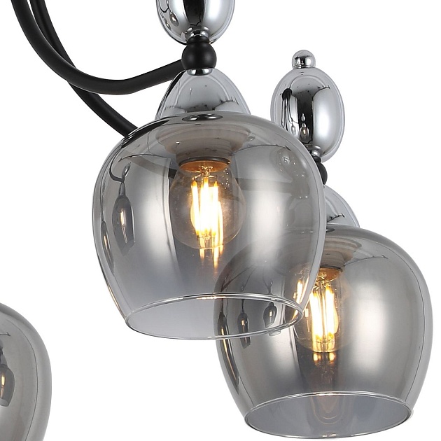 Потолочная люстра Illumico IL8258-5COU-79 BK CR Фото № 3