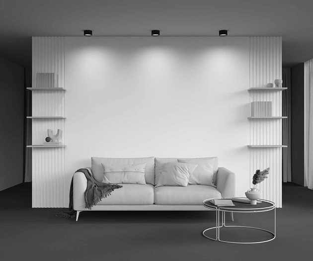 Потолочный светильник Maytoni Technical Glare C091CL-12W3K-B изображение 6 Потолочный светильник Maytoni Technical Glare C091CL-12W3K-B Фото № 6