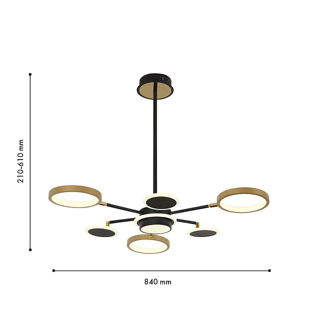 Подвесная светодиодная люстра F-Promo Hybrid 4687-7P Фото № 9