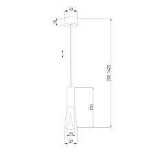 Подвесной светодиодный светильник Elektrostandard Pino 50311 LED a067971 1