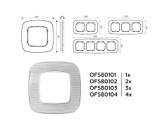Рамка AMBRELLA VOLT OF580101 1