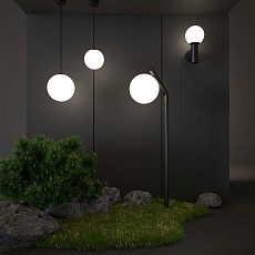 Уличный светильник Elektrostandard Sfera 35158/F черный a061128 2