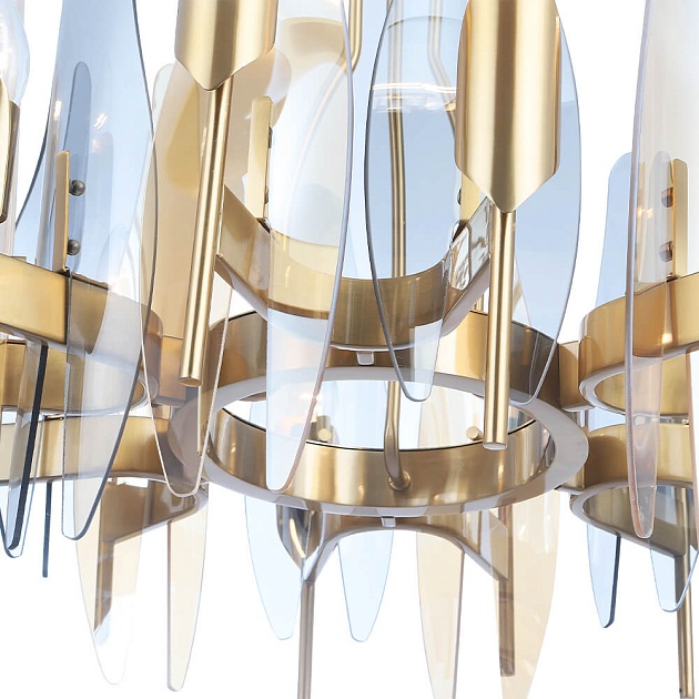 Подвесная люстра Crystal Lux Casa SP-PL12 Brass изображение 4 Подвесная люстра Crystal Lux Casa SP-PL12 Brass Фото № 4