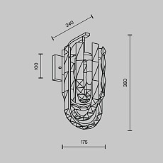Бра Modelux ML.6621.02 BS 1
