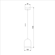 Подвесной светильник TK Lighting 4449 Tempre Black 1