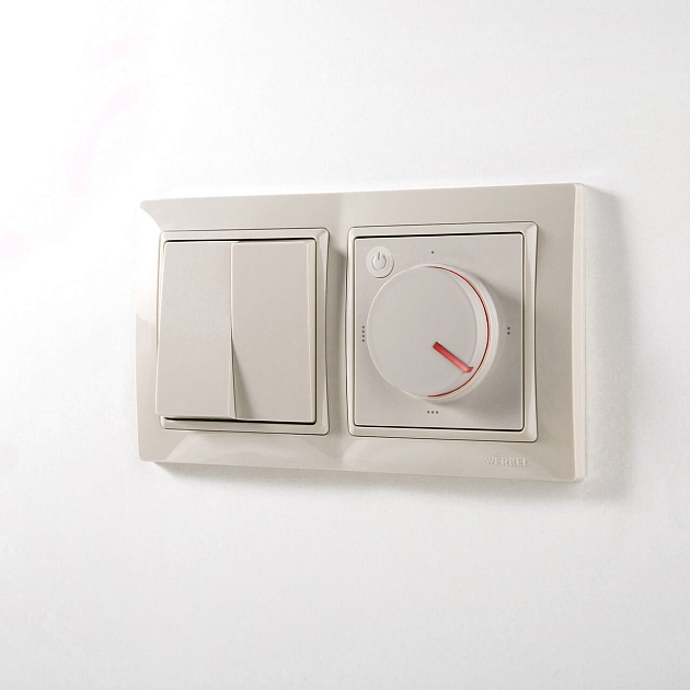 Выключатель двухклавишный Werkel слоновая кость W1120003 4690389155604 изображение 7 Выключатель двухклавишный Werkel слоновая кость W1120003 4690389155604 Фото № 7