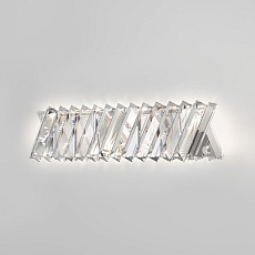 Настенный светильник Eurosvet Solis 101005 LED никель хрусталь Strotskis a071452