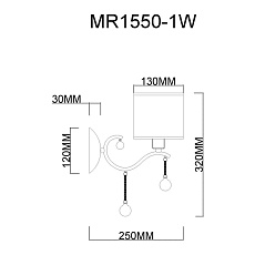 Бра MyFar Dante MR1550-1W 1