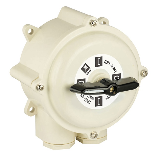 Пакетный выключатель ПВ 4-16 М1 пл. IP56 EKF PROxima pv-4-16-4 Фото № 1