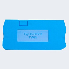 Торцевая заглушка для ЗНИ LD573 2,5 мм² (JXB PT 2,5), синий LD582-1-25 49270 3