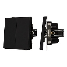 Механизм выключателя управления шторами SWT-TENDO-MKR2-SFPL-BK (230V, 10A) Arlight 054559