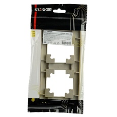 Рамка 2-постовая Stekker Катрин золото PFR00-7002-08 49607 3