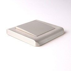 Выключатель Werkel одноклавишный проходной перламутровый рифленый W1112013 4690389160820 2