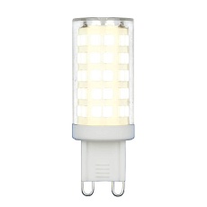 Лампа светодиодная Uniel G9 9W 4000K прозрачная LED-JCD-9W/4000K/G9/CL GLZ09TR UL-00006489